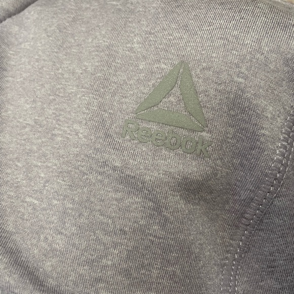 Reebok Ladies Purple Heather Half Zip Long Sleeve Pullover - L- | Color: Purple - Picture 2 of 7